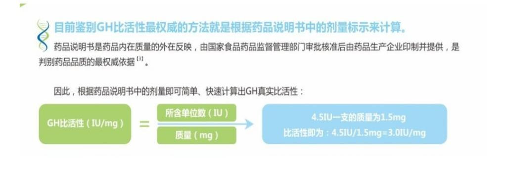 生长激素与比活性有什么关系？