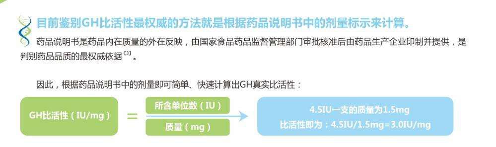 生长激素比活性